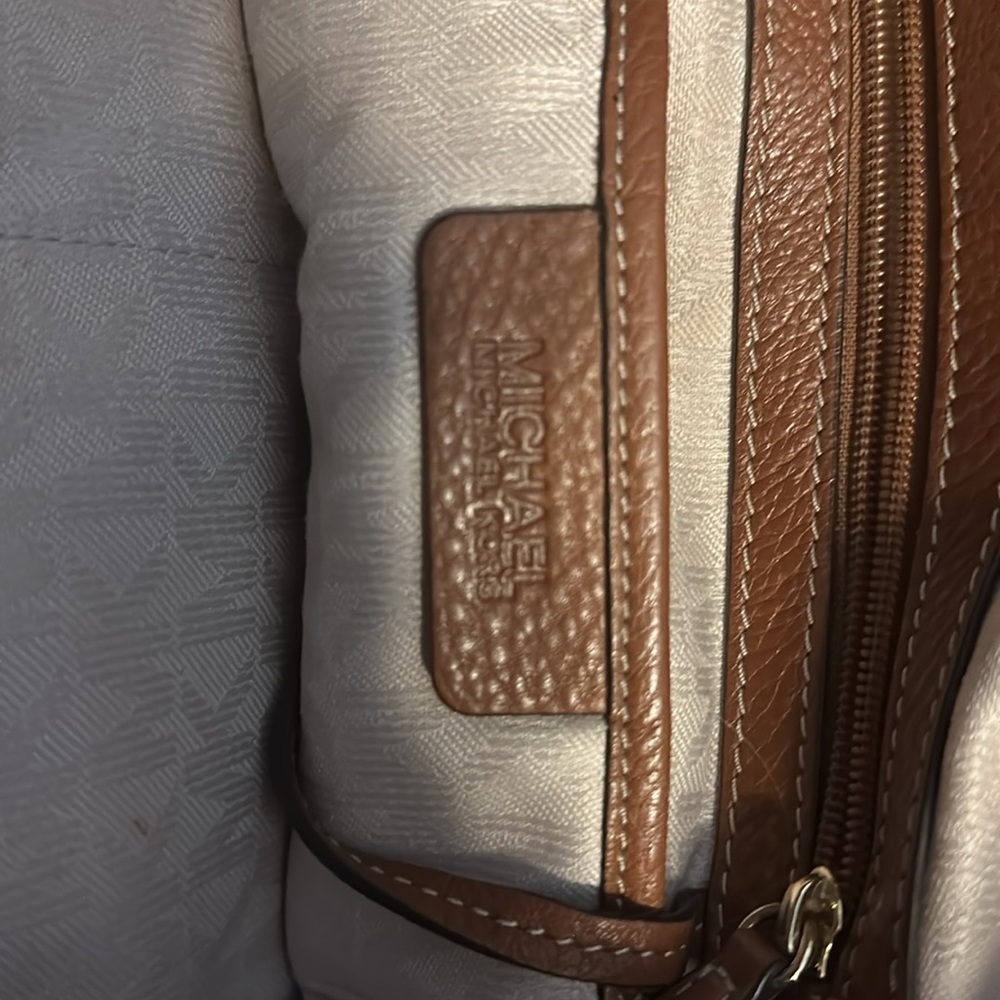 Michael Kors Tan and Gold Tote Bag - Picture 4 of 4